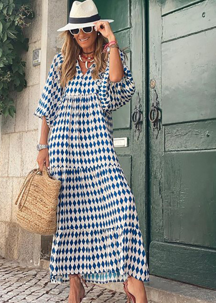 Julieta - Elegante vestido largo vintage