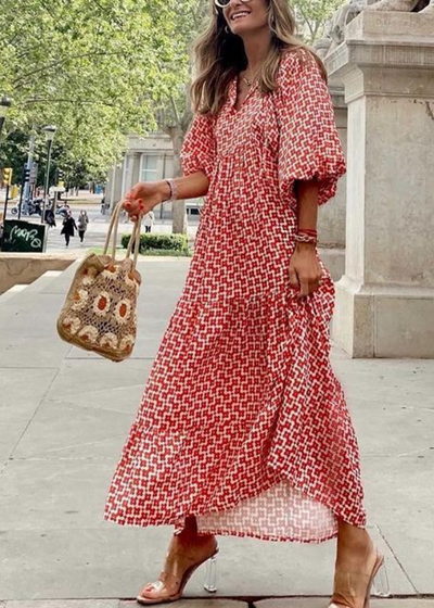 Julieta - Elegante vestido largo vintage