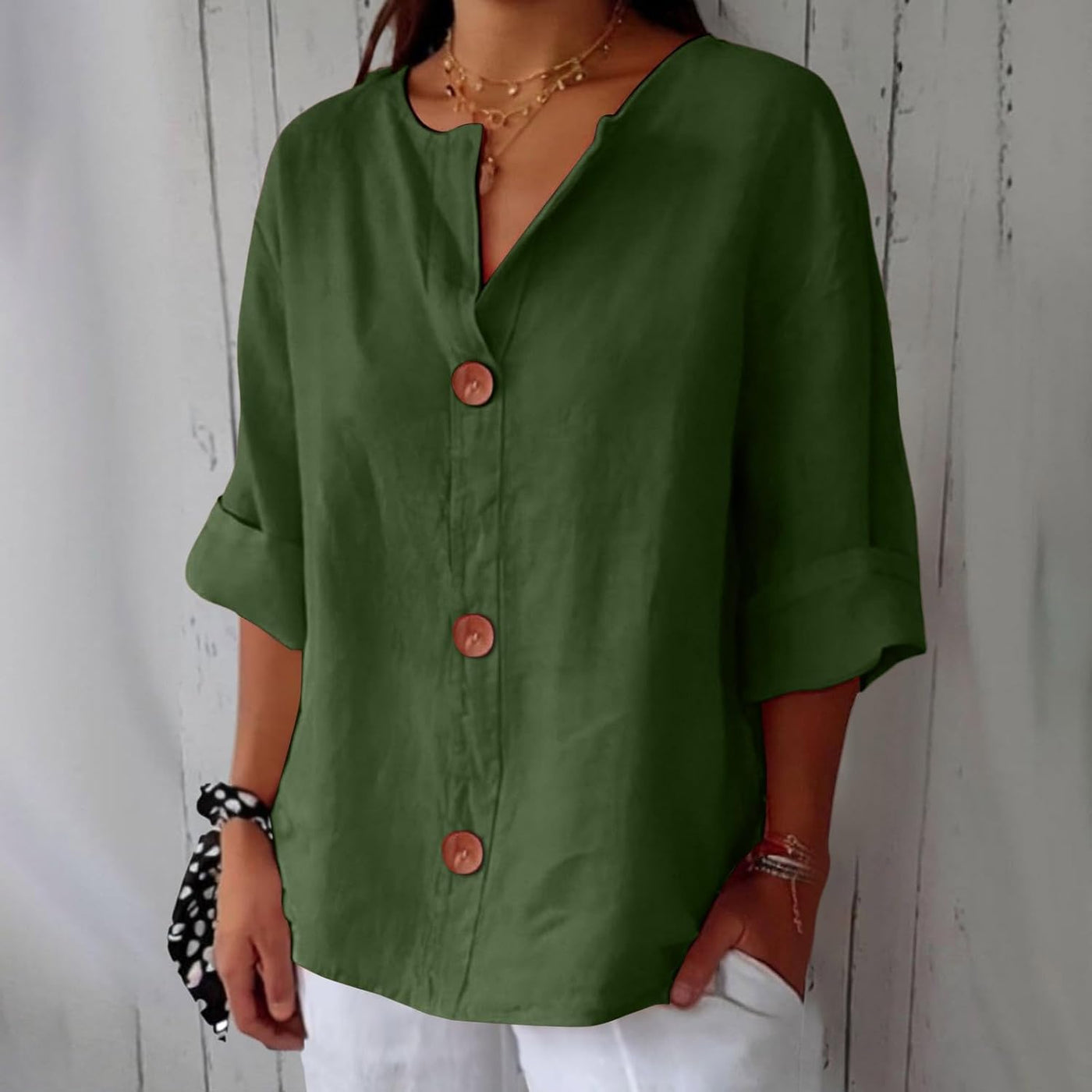 Noria - Blusa de lino relajada para una elegancia atemporal