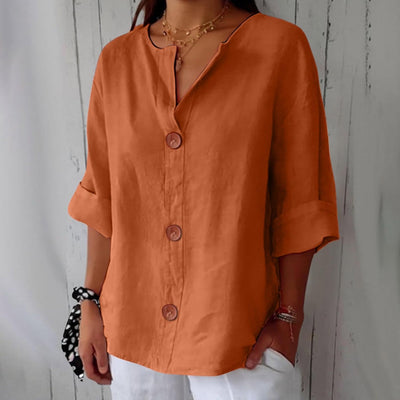 Noria - Blusa de lino relajada para una elegancia atemporal