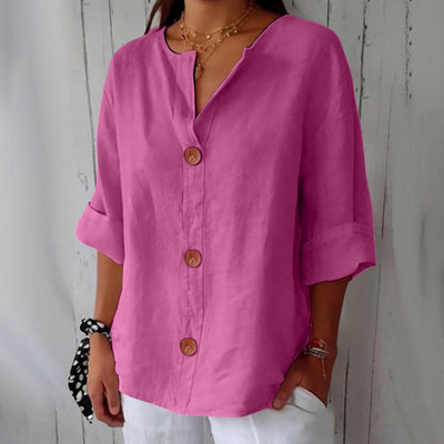 Noria - Blusa de lino relajada para una elegancia atemporal