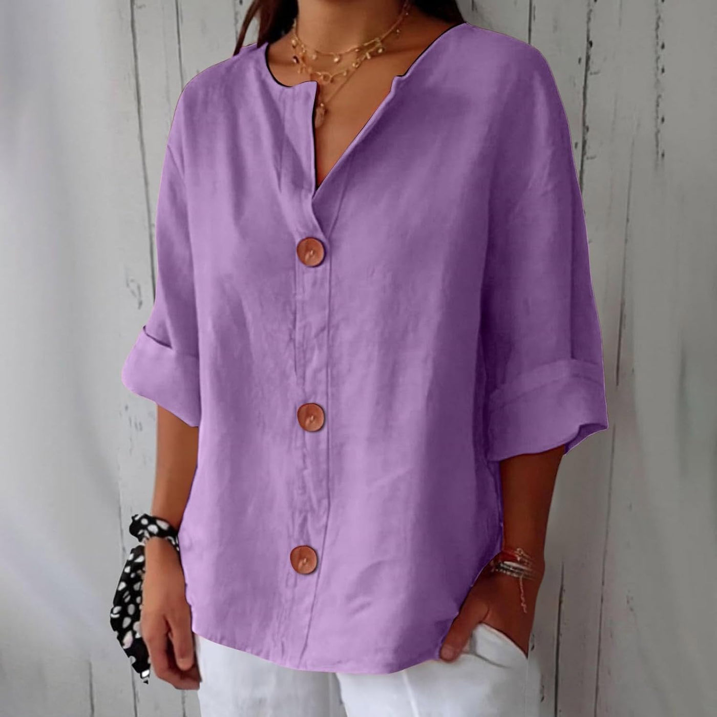 Noria - Blusa de lino relajada para una elegancia atemporal
