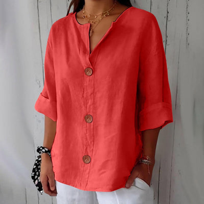Noria - Blusa de lino relajada para una elegancia atemporal