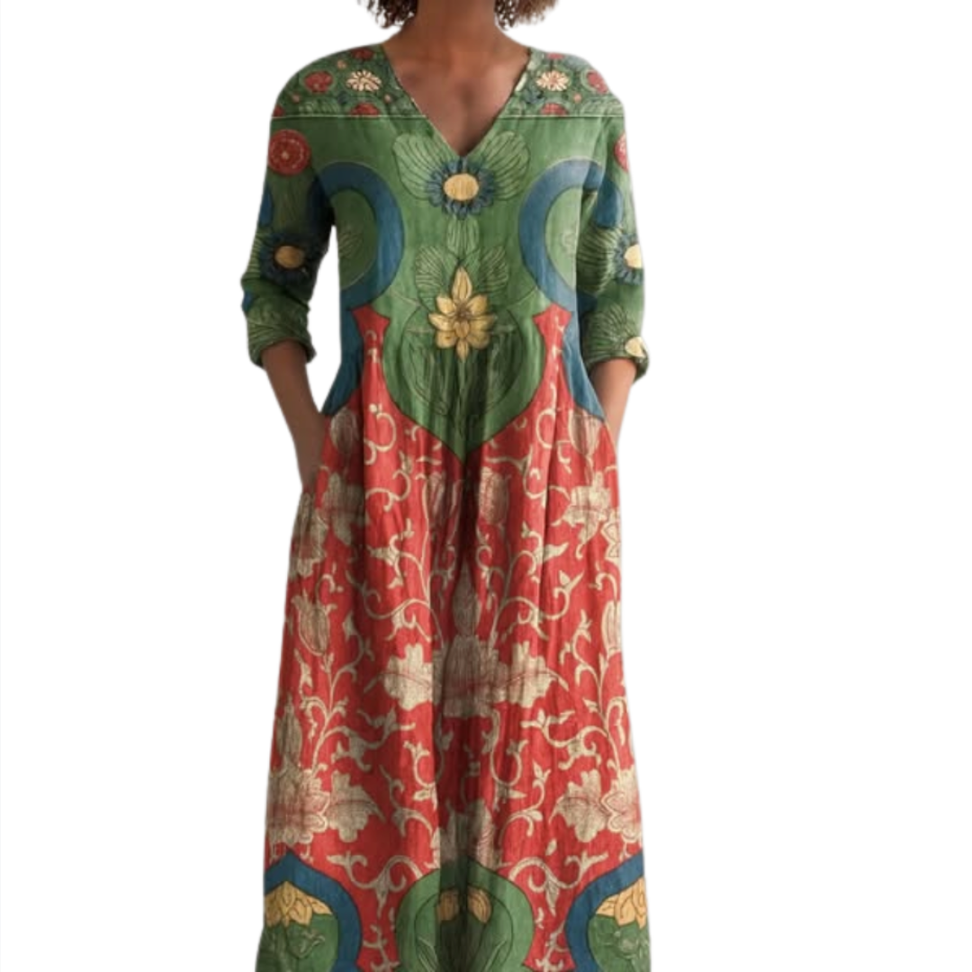 Angelina - Vestido midi boho de verano