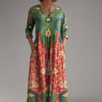 Angelina - Vestido midi boho de verano