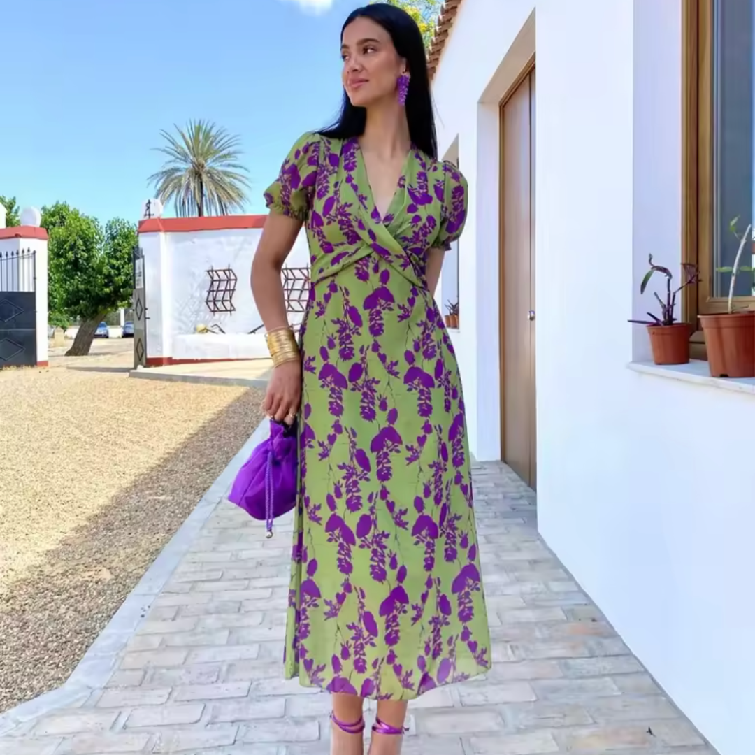 YESENIA | Elegancka Sukienka Kwiatowa