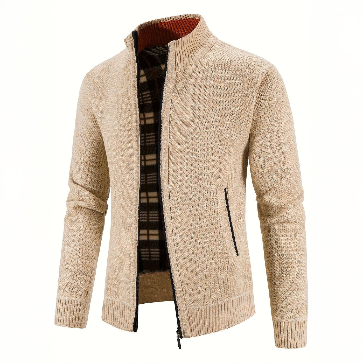 CHALECO HOMBRE LUXE CON CREMALLERA