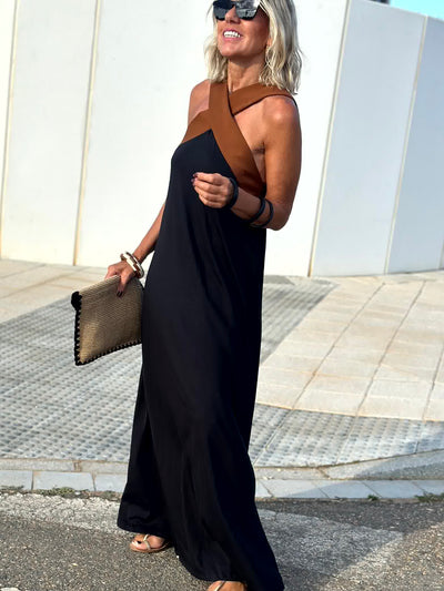 Lucía - Vestido con escote cruzado
