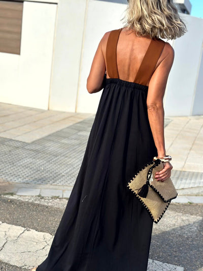Lucía - Vestido con escote cruzado