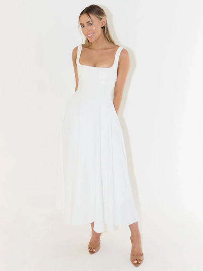 Catalina - Elegante vestido con tirantes