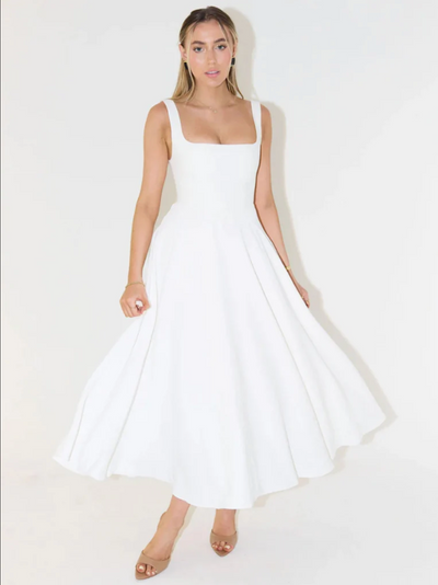 Catalina - Elegante vestido con tirantes