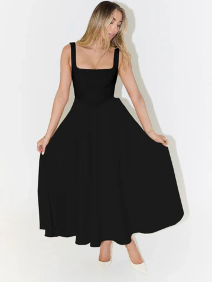 Catalina - Elegante vestido con tirantes