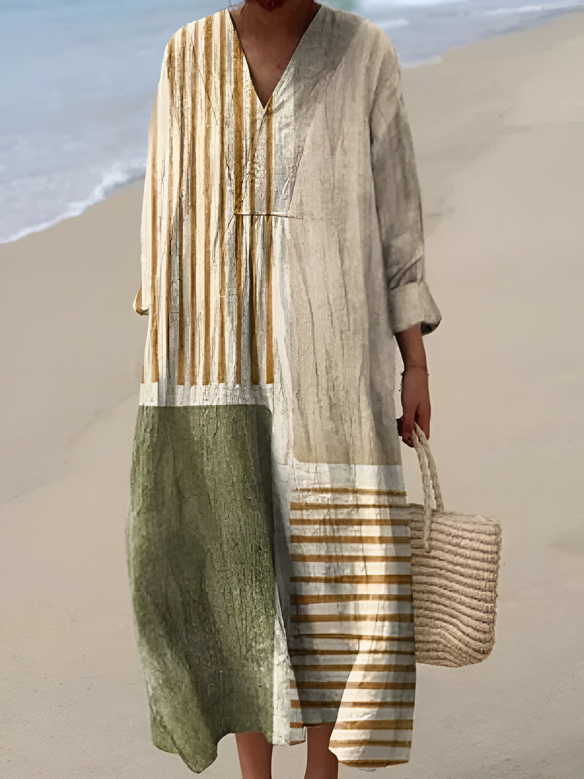 Rosita | Elegante vestido geométrico