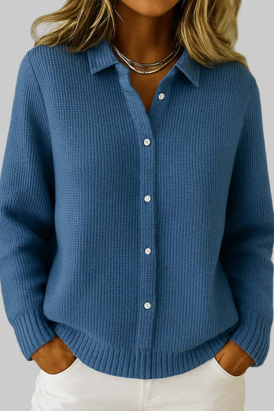 Teresa - Cárdigan clásico de punto con botones