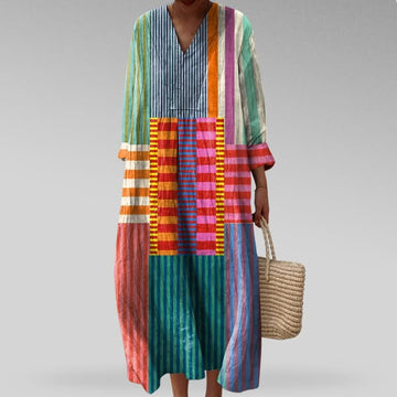 Rosita | Elegante vestido geométrico