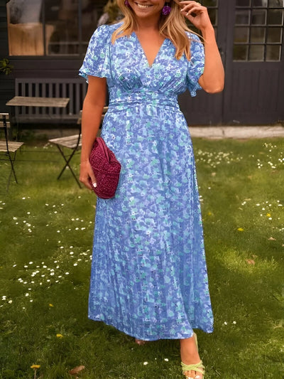 Marlena - Vestido con brillo veraniego con encanto femenino