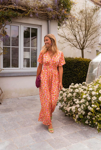 Marlena - Vestido con brillo veraniego con encanto femenino