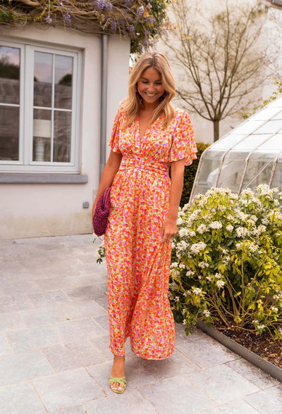 Marlena - Vestido con brillo veraniego con encanto femenino