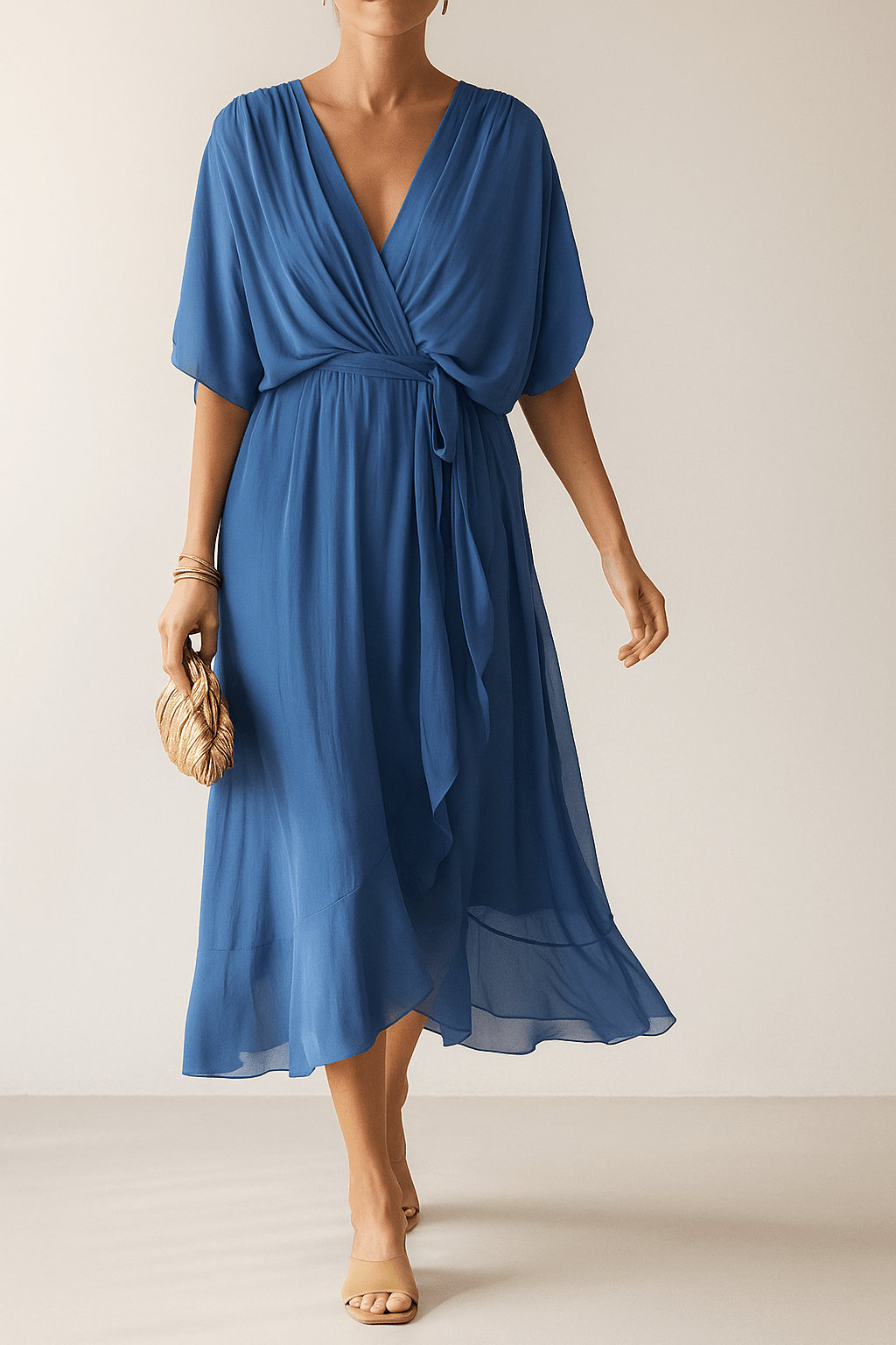 Sofía – Vestido con escote en V